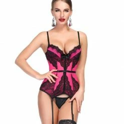 Kinky Cloth Lace Bustier Corset Lingerie Goth 20 Kinky Cloth Lace Bustier Corset Lingerie Goth