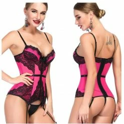 Kinky Cloth Lace Bustier Corset Lingerie Goth 17 Kinky Cloth Lace Bustier Corset Lingerie Goth