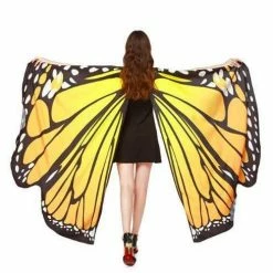 Kinky Cloth Butterfly Festival Wings Shawl Cape