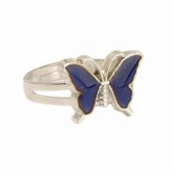 Kinky Cloth Jewelry Butterfly Glitter Powder Mood Ring