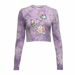 Kinky Cloth Butterfly Kittens Tie Dye Top