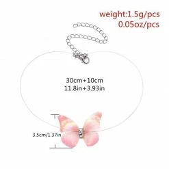 Kinky Cloth Butterfly Necklace DDLG - Daddy / Little