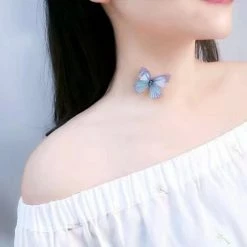 Kinky Cloth Butterfly Necklace DDLG - Daddy / Little