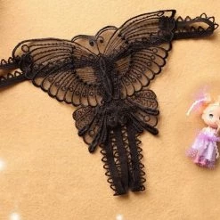 Kinky Cloth Butterfly Shaped G-String Thongs 17 Kinky Cloth Butterfly Shaped G-String Thongs