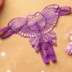 Kinky Cloth Butterfly Shaped G-String Thongs 19 Kinky Cloth Butterfly Shaped G-String Thongs