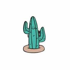 Kinky Cloth Cactus Enamel Pins