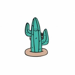 Kinky Cloth Cactus Enamel Pins
