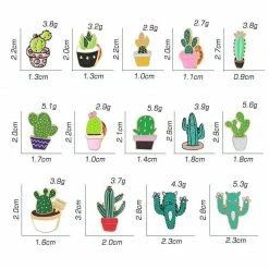 Kinky Cloth Cactus Enamel Pins