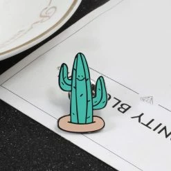Kinky Cloth Cactus Enamel Pins