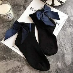 Kinky Cloth Candy Color Bow Knot Socks 51 Kinky Cloth Candy Color Bow Knot Socks