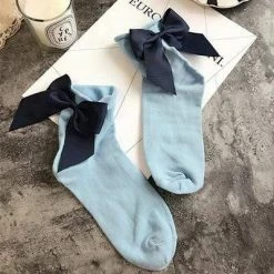 Kinky Cloth Candy Color Bow Knot Socks 50 Kinky Cloth Candy Color Bow Knot Socks