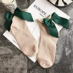 Kinky Cloth Candy Color Bow Knot Socks 54 Kinky Cloth Candy Color Bow Knot Socks