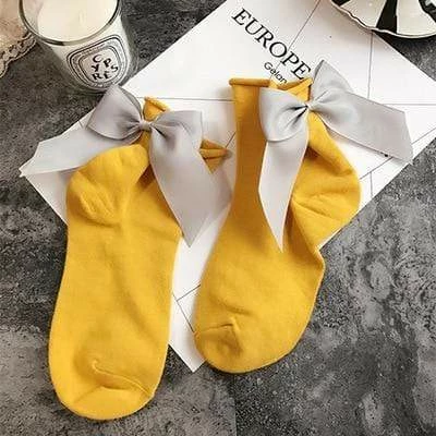 Kinky Cloth Candy Color Bow Knot Socks 29 Kinky Cloth Candy Color Bow Knot Socks