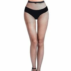 Kinky Cloth Raves & Festivals Candy Colored Hollow Out Pantyhose