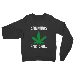 Alloverprint.it Cannabis And Chill Classic Adult Sweatshirt Stoner