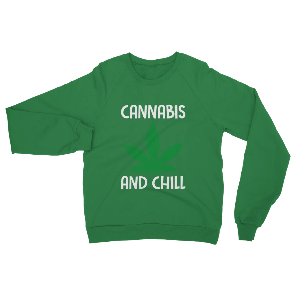 Alloverprint.it Cannabis And Chill Classic Adult Sweatshirt Stoner 4 Alloverprint.it Cannabis And Chill Classic Adult Sweatshirt Stoner