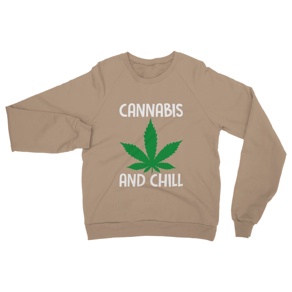 Alloverprint.it Cannabis And Chill Classic Adult Sweatshirt Stoner 13 Alloverprint.it Cannabis And Chill Classic Adult Sweatshirt Stoner