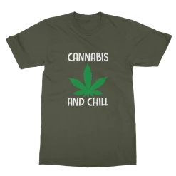 Alloverprint.it Cannabis And Chill Classic Adult T-Shirt Stoner 23 Alloverprint.it Cannabis And Chill Classic Adult T-Shirt Stoner