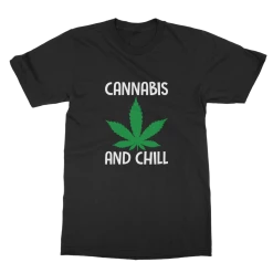 Alloverprint.it Cannabis And Chill Classic Adult T-Shirt Stoner
