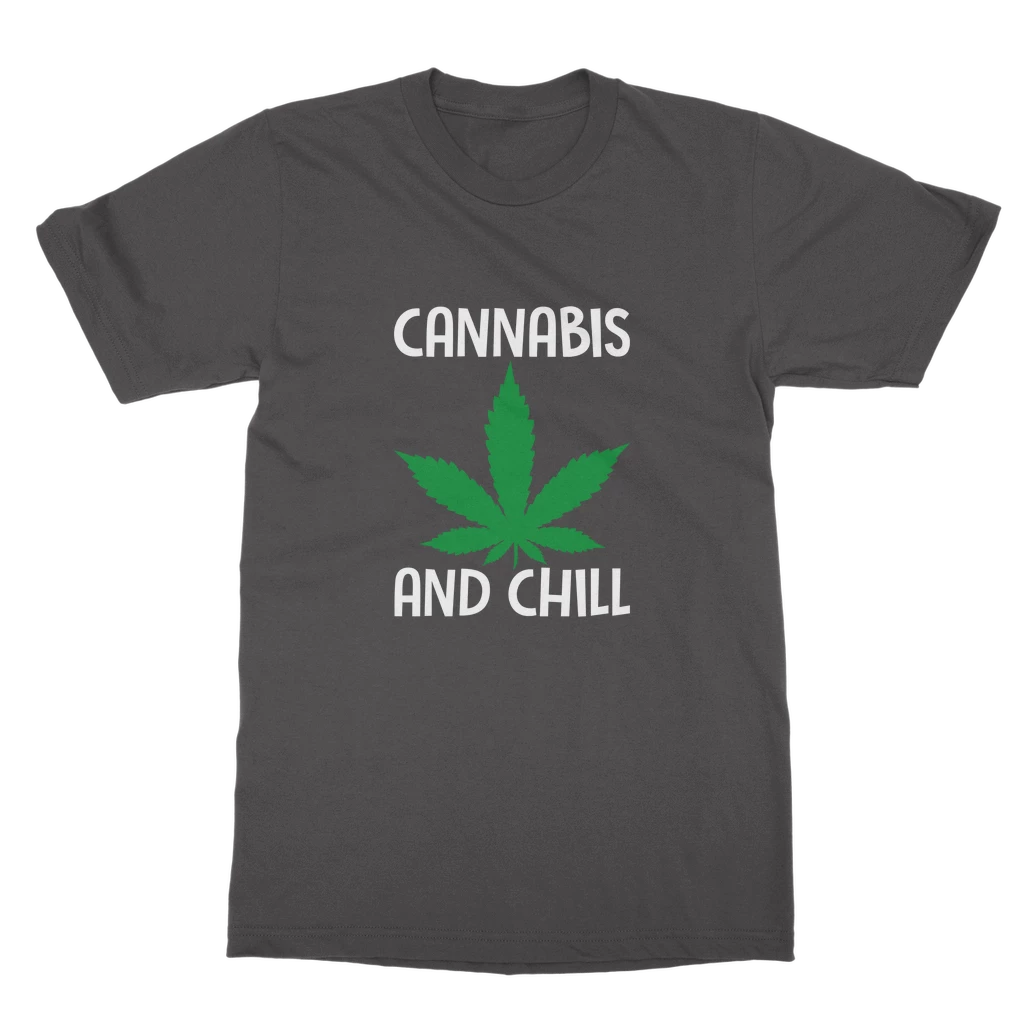 Alloverprint.it Cannabis And Chill Classic Adult T-Shirt Stoner 15 Alloverprint.it Cannabis And Chill Classic Adult T-Shirt Stoner
