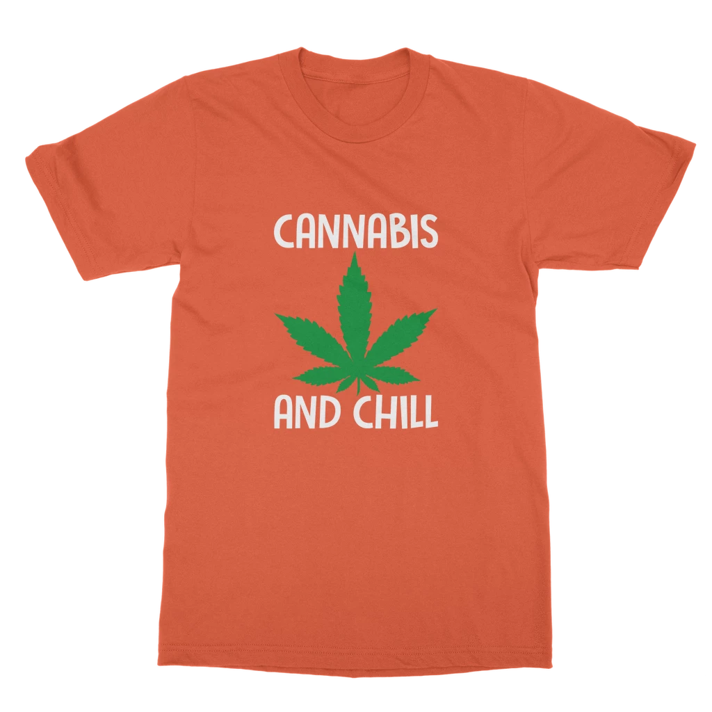 Alloverprint.it Cannabis And Chill Classic Adult T-Shirt Stoner 1 Alloverprint.it Cannabis And Chill Classic Adult T-Shirt Stoner