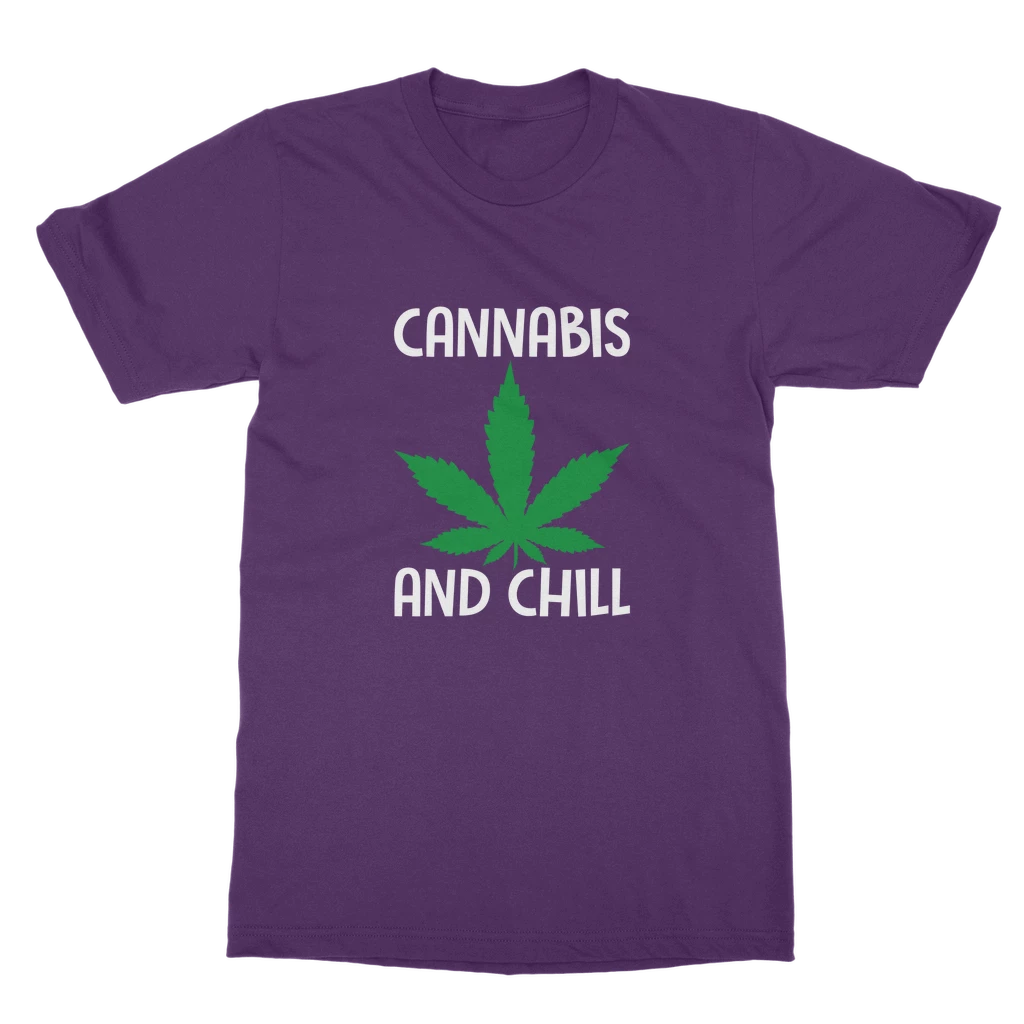Alloverprint.it Cannabis And Chill Classic Adult T-Shirt Stoner 11 Alloverprint.it Cannabis And Chill Classic Adult T-Shirt Stoner