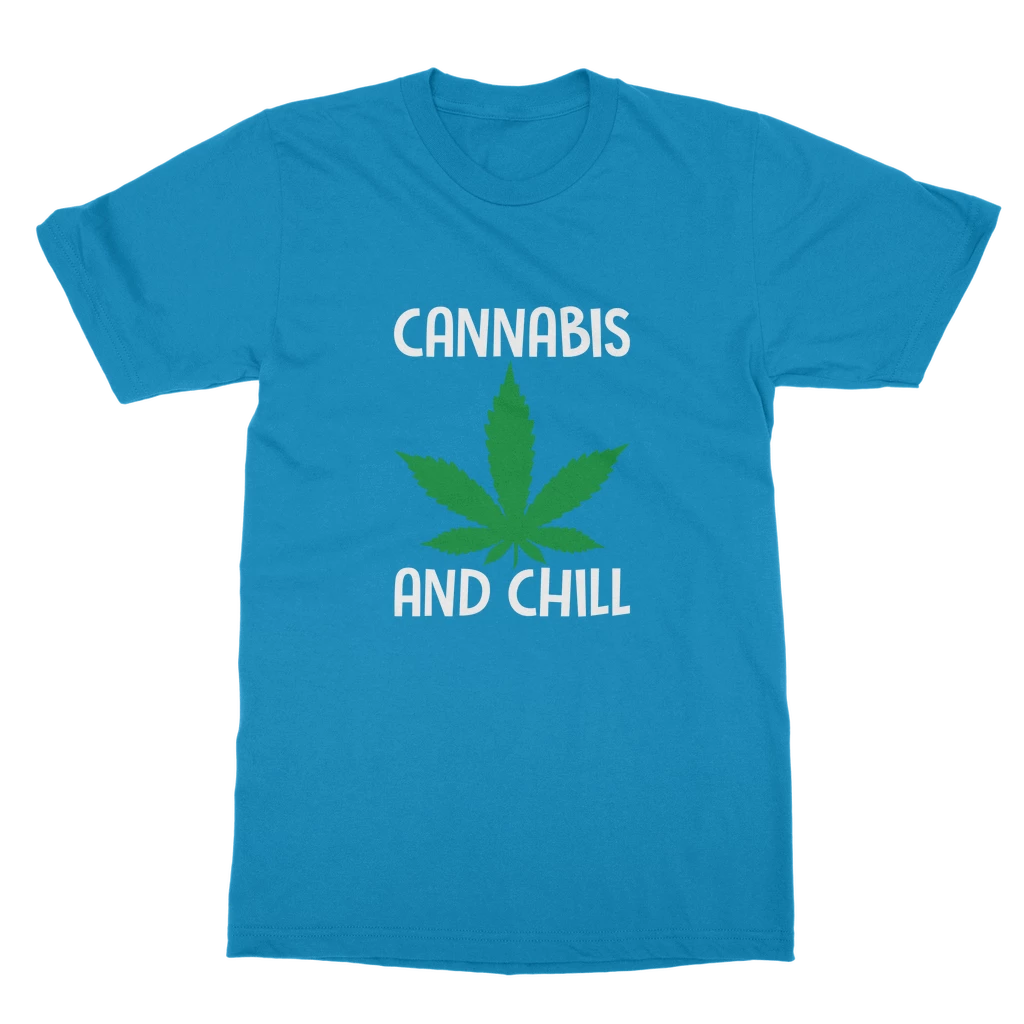 Alloverprint.it Cannabis And Chill Classic Adult T-Shirt Stoner 14 Alloverprint.it Cannabis And Chill Classic Adult T-Shirt Stoner