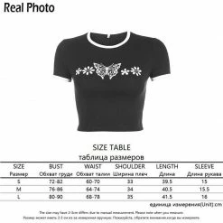 Kinky Cloth Sure Butterfly Crop Top Top & Tees