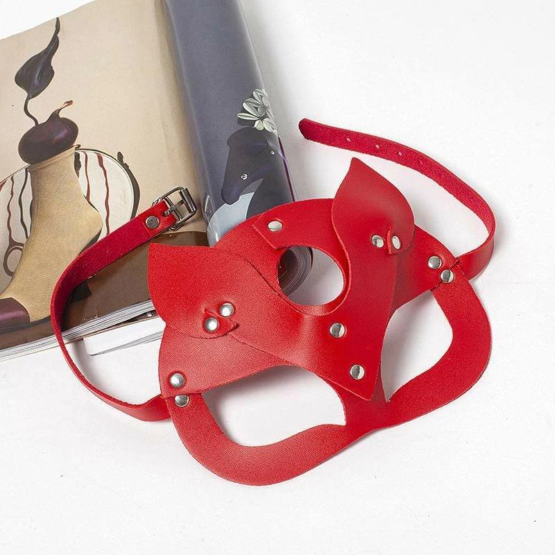 Kinky Cloth Pet Play Rivet Leather Masks 9 Kinky Cloth Pet Play Rivet Leather Masks