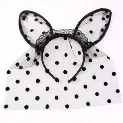 Kinky Cloth Lace Kitty Ears Headband Kittens