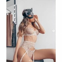 Kinky Cloth Cat Girl Mask BDSM