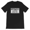 Kinky Cloth BDSM Caution Slippery When Wet T-Shirt