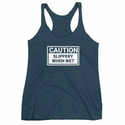 Kinky Cloth Caution Slippery When Wet Tank Top