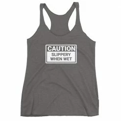 Kinky Cloth Caution Slippery When Wet Tank Top