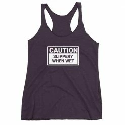 Kinky Cloth Caution Slippery When Wet Tank Top