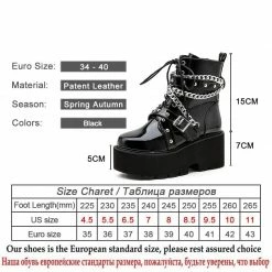 Kinky Cloth On Sale Chain Ankle Buckle Strap Boots 11 Kinky Cloth On Sale Chain Ankle Buckle Strap Boots
