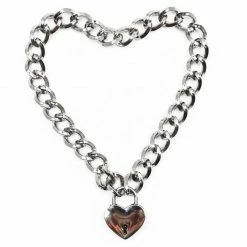 Kinky Cloth DDLG - Daddy / Little Chain Heart Choker