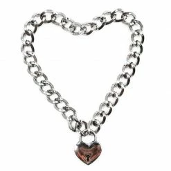Kinky Cloth DDLG - Daddy / Little Chain Heart Choker