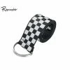 Kinky Cloth Checkerboard Belt Goth