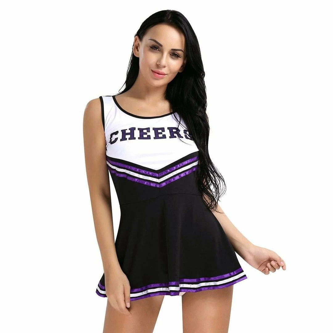 Kinky Cloth "CHEERS" Cheerleader Striped Dress Cosplay 8 Kinky Cloth "CHEERS" Cheerleader Striped Dress Cosplay