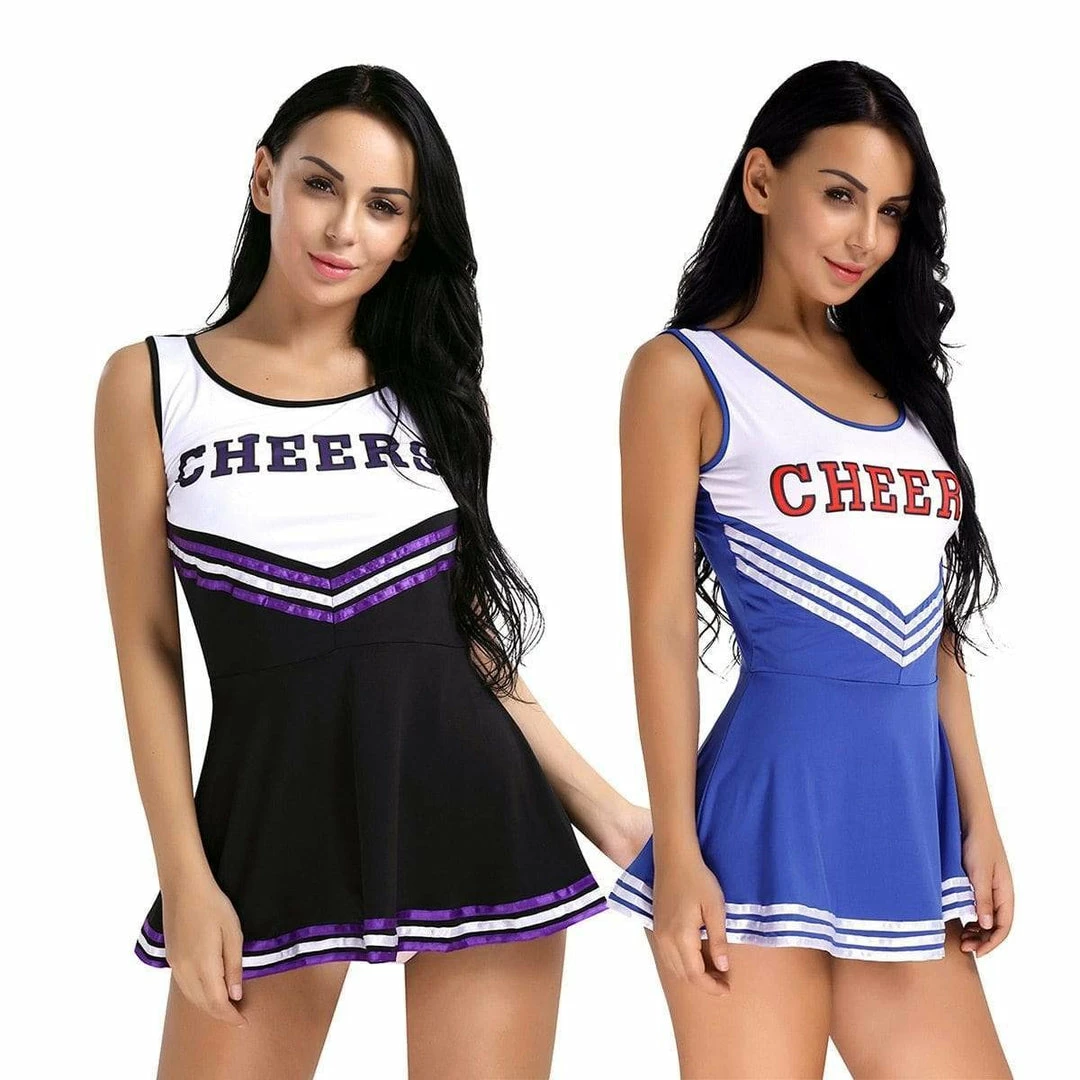 Kinky Cloth "CHEERS" Cheerleader Striped Dress Cosplay 2 Kinky Cloth "CHEERS" Cheerleader Striped Dress Cosplay