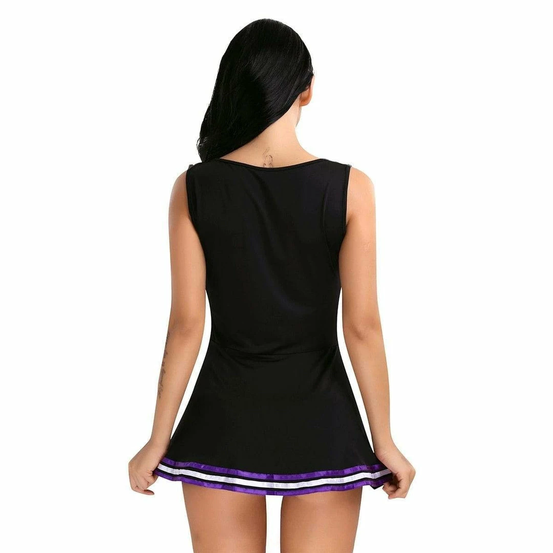 Kinky Cloth "CHEERS" Cheerleader Striped Dress Cosplay 5 Kinky Cloth "CHEERS" Cheerleader Striped Dress Cosplay