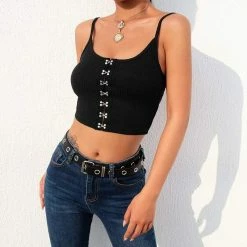 Kinky Cloth Top & Tees Chemise Cropped Tank Top