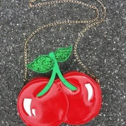 Kinky Cloth Cherry Purse
