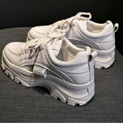 Kinky Cloth Chunky Vulcanized Sneakers Footwear