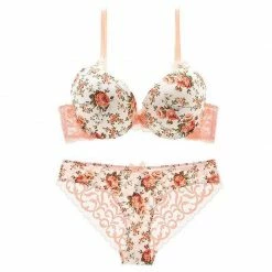 Kinky Cloth Classic Floral Print Underwear Set Lingerie & Panties