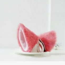 Kinky Cloth Clip On Cat Ears