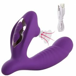 Kinky Cloth Clit Sucker Silicone Vibrators