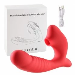 Kinky Cloth Clit Sucker Silicone Vibrators