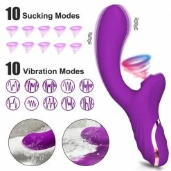 Kinky Cloth Clitoral Sucking Vibrator Dildos